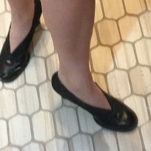 Black heeled shoes